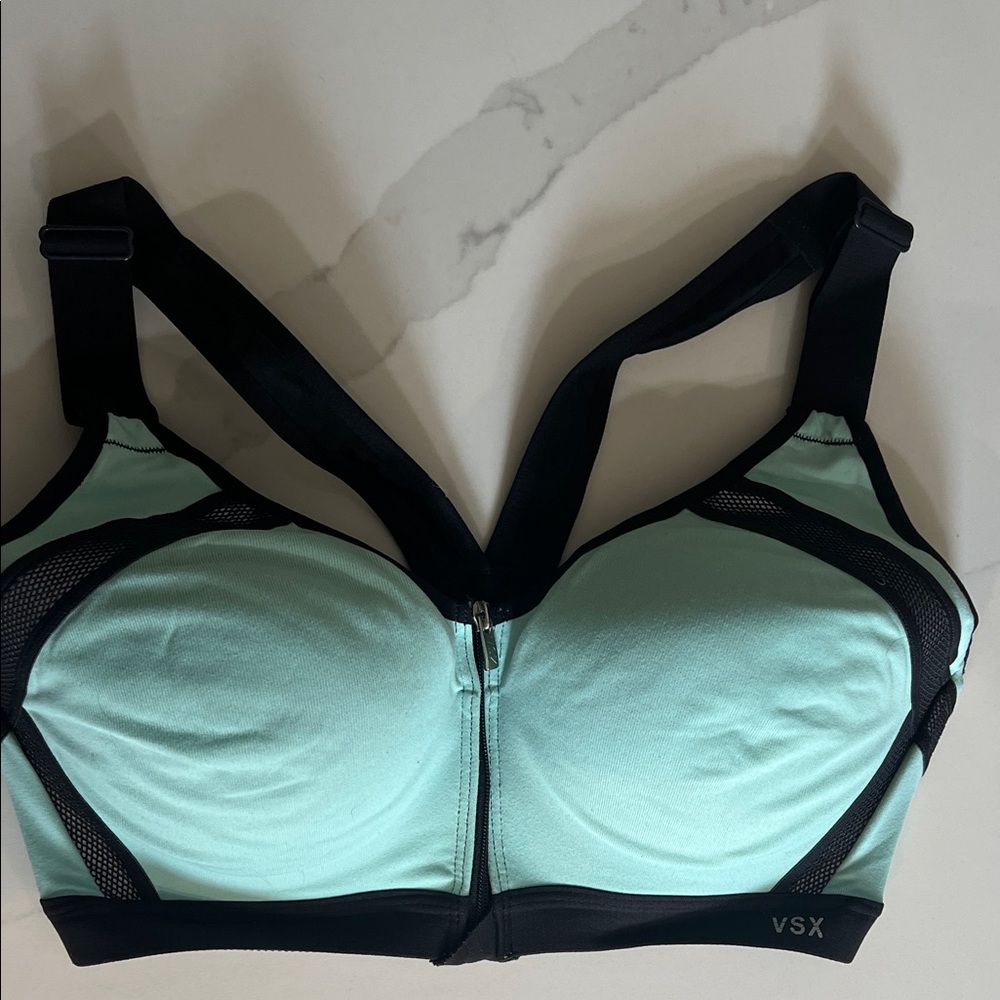VSX Aqua and Black Sports Bra